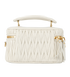 Matelasse Vanity Bag, &pound;950, Handbags, White, Leather, Back view